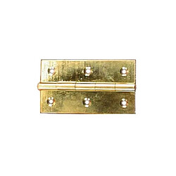 Charnière rectangulaire hauteur 69mm dimension 30x19mm laiton poli MONIN – 422450
