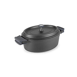 Lacor cocotte ovale en fonte émaillée - 26 cm