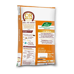 Terreau Semis - OR BRUN - OBRTSEM6U - 6L - Améliore le Drainage - Rétention d'Eau Optimale
