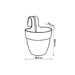 Acheter Pot Elho Vibia Campana 24,1 x 20,5 x 26,5 cm Pistache Vert