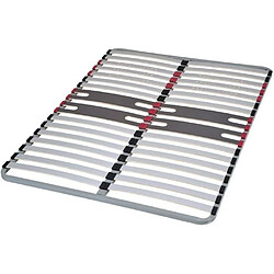 Sedac sommier 140x190 à lattes - Gris