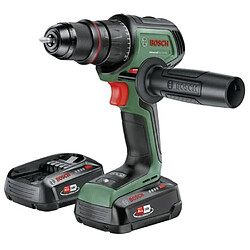 Bosch Perceuse-visseuse - AdvancedDrill - 18V-80 - 2 batteries 2,5 Ah - Mandrin métallique amovible - Sans fil