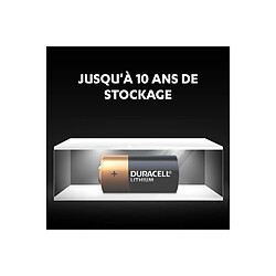 Duracell piles rechargeables CR123 - lot de 2