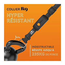 Collier GPS pour chien - WEENECT Chien XT - Antenne XL - Etanche - Collier Julius-K9 - Fonctionne avec abonnement - Noir