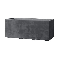 Jardiniere Muret - DEROMA - Millennium R - Anthracite - A réserve d'eau - 59 cm