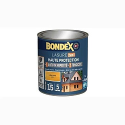 BONDEX Teinture pour bois satinée 2 en 1 haute protection 5 ans - Chêne doré
