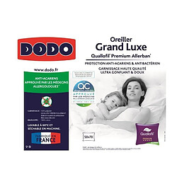 DODO Oreiller Grand luxe Quallofil Allerban 50x70cm