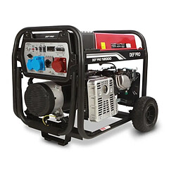 Groupe électrogene Essence DEFPRO - 8500 W - Triphasé bi-tension