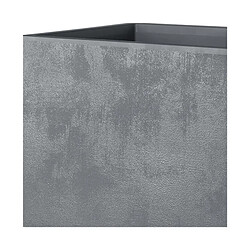 Jardiniere Muret - DEROMA - Millennium R - Ashgrey - A réserve d'eau - 59 cm