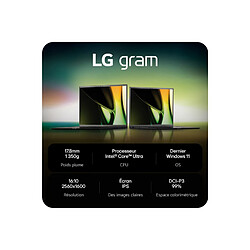 Lg Gram 17 - Noir pas cher