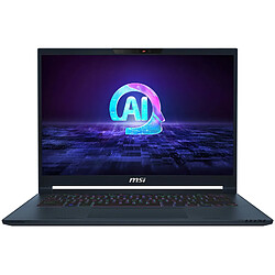 PC portable Msi gaming Stealth 14 AI Studio A1VGG 14 2,8K 120Hz Intel Ultra 9 32 Go RAM 2 To SSD RTX 4070 TGP 105 W Noir