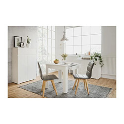 Oslo Table à manger rectangulaire - Blanc