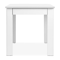 Avis Oslo Table à manger rectangulaire - Blanc