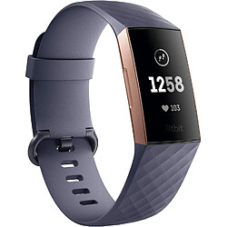 Charge 3 Fitness Activity Tracker o Rose Gold/Blue Grey