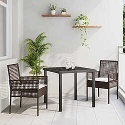 Ensemble table & chaises Vidaxl