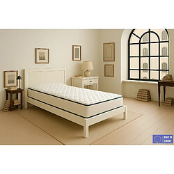 DAGOSTINO HOME Matelas Mousse 90x190 New York - Ferme - Réversible - Côté Été/hiver - H15 Cm