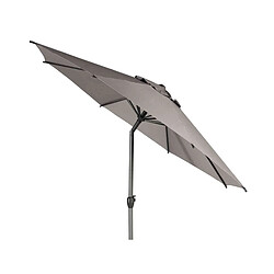 Parasol droit rond Loompa Taupe - 3 m - Hespéride