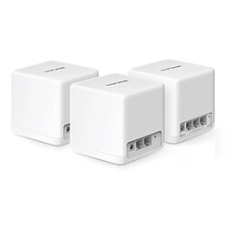 Système Mesh WiFi 6 bi-bande Mercusys Halo H60X AX1500 (3 unités)