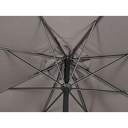 Acheter Parasol droit rond Loompa Taupe - 3 m - Hespéride