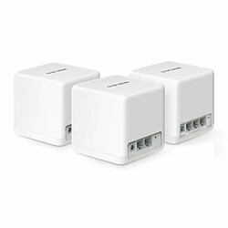 Système Mesh WiFi 6 bi-bande Mercusys Halo H60X AX1500 (3 unités) pas cher