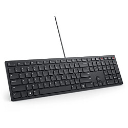 Dell Pro Silent Wired Collaboration Keyboard KB525C - Clavier - USB, USB-C - QWERTY - International US - avec 3 years NBD Advance Exchange