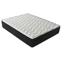 DAGOSTINO HOME Matelas Mousse 140x190 Casablanca - Ferme - Réversible - Côté Été/hiver - H30 Cm