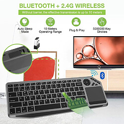 Techly Clavier gamer sans fil - Noir pas cher