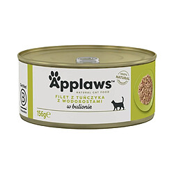 Aliments pour chat Applaws Tuna fillet with seaweed in broth Poisson 156 g