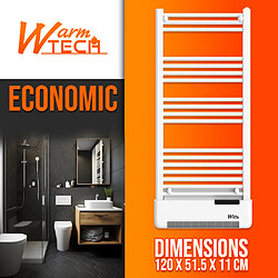 Acheter Radiateur sèche serviettes avec fluide 750W + soufflerie 1000W - Warm Tech