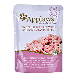 Aliments pour chat Applaws Tuna fillet with salmon in jelly Saumon Thon Poisson 70 g