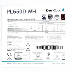 Deepcool PL650D 650W pas cher