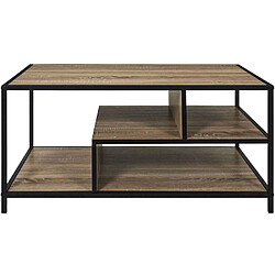Avis The home deco factory Table basse rectangulaire - Noir