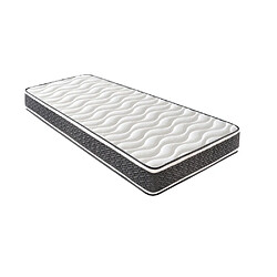 DAGOSTINO HOME Matelas Ressorts Ensachés 90x190 Montecarlo - Ferme - Réversible - Côté Été/hiver - H25 Cm