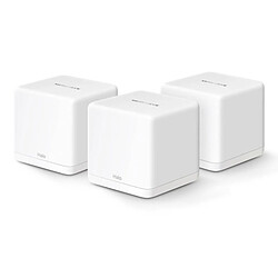Système Mesh WiFi 6 bi-bande Mercusys Halo H60X AX1500 (3 unités)