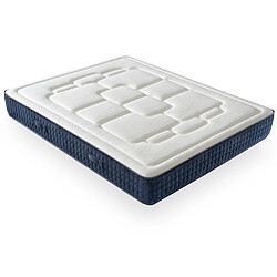 DAGOSTINO HOME Matelas Mousse 140x190 Viena - Ferme - Réversible - Côté Été/hiver - H23 Cm