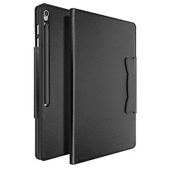 Avizar Étui pour Samsung Galaxy Tab S10 FE Plus Porte-Cartes Support Vidéo Noir