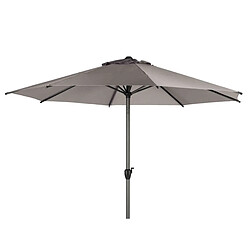 Avis Parasol droit rond Loompa Taupe - 3 m - Hespéride