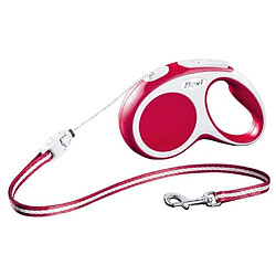 KERBL Laisse Flexi Vario XS 3m max. 8kg pour chien - Rouge