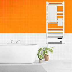 Radiateur sèche serviettes avec fluide 750W + soufflerie 1000W - Warm Tech pas cher