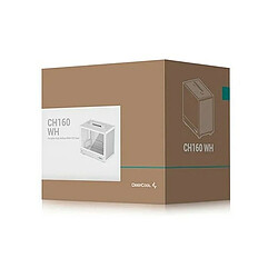 Boîtier ATX semi-tour DEEPCOOL R-CH160-WHNMIO-G-1 Blanc pas cher