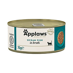 Aliments pour chat Applaws Ocean Fish in Broth Poisson 70 g
