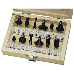 Brder mannesmann Coffret fraises bois - 12 pièces