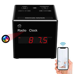 Totalcadeau Réveil radio caméra espion Wi-Fi Ultra HD pas cher