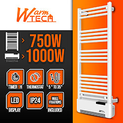 Radiateur sèche serviettes avec fluide 750W + soufflerie 1000W - Warm Tech