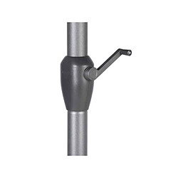 Parasol droit rond Loompa Taupe - 3 m - Hespéride pas cher
