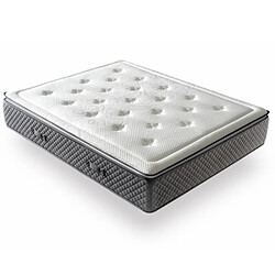 DAGOSTINO HOME Matelas Mousse 180x200 Amsterdam - Ferme - Réversible - Côté Été/hiver - H30 Cm