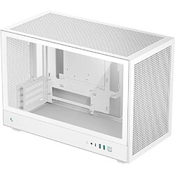 Boitier sans alimentation - DEEPCOOL CH260 - Mini tour - Format M-ATX - Blanc