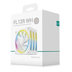 Avis DeepCool FL12R WH-3 IN 1 Computer case Fan 12 cm White 3 pc(s)