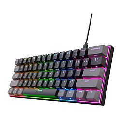 Trust GXT 867 Acira clavier Gaming USB QWERTY Anglais américain Noir