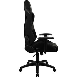 Chaise de jeu Aerocool COUNT AeroSuede 180º Noir pas cher